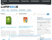 Tablet Screenshot of laptopworld.dk