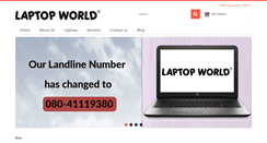 Desktop Screenshot of laptopworld.co.in