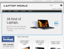 Tablet Screenshot of laptopworld.com.pk